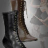 Viktorianische Stiefell Hexe Schuhe