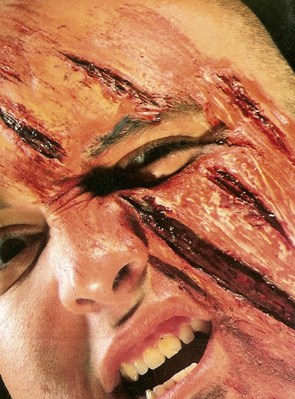 Aufgekratzte Latex Wunde Horror Theaterqualität 1 Aufgekratzte Latex Wunde Horror Theaterqualität