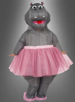 Aufblasbares Nilpferd Kostüm