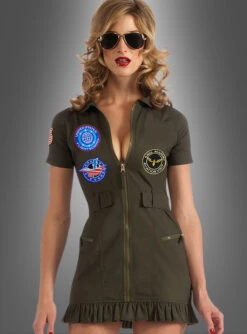 Top Gun Kleid Und Brille