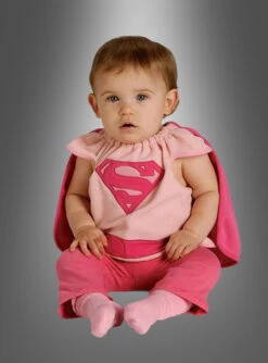 Supergirl Rosa Baby-Kostüm