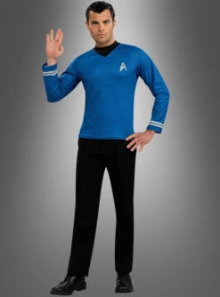 Star Trek Shirt Spock Blau