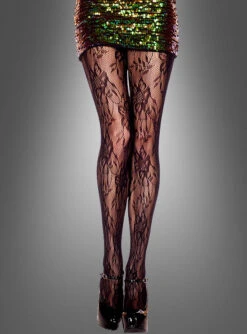 Strumpfhose Mit Spitzenmuster