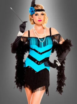 Flapperkleid Mit Zubehör
