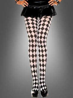 Clown Harlekin Strumpfhose
