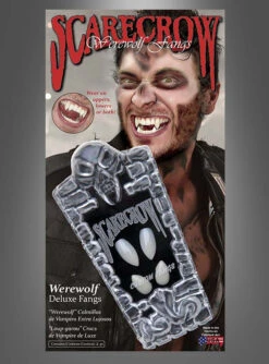 Werwolf Zähne Deluxe Scarecrow