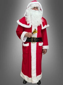 Weihnachtsmann Mantel Rot Mit Kapuze
