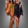 Wandelbarer Poncho Mit Fransen Hippie Indianer