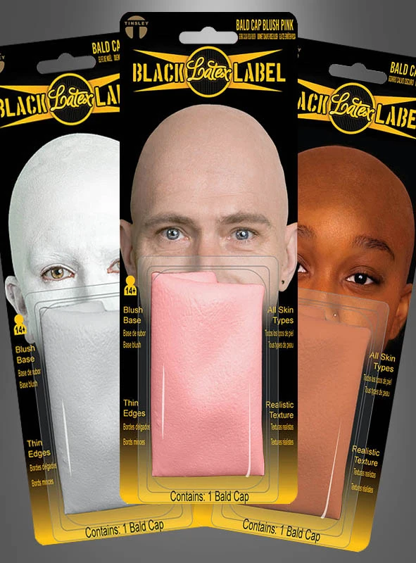 Latex Glatzenkappe FX Film Glatze Tinsley Transfers 1 Latex Glatzenkappe FX Film Glatze Tinsley Transfers