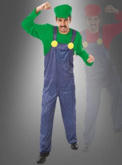 Grüner Klempner Herren Kostüm