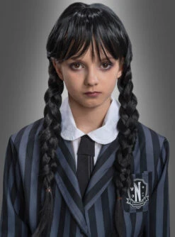 Cosplay-Laden 2 Wednesday Perücke Für Kinder