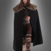 Deluxe Wikinger Umhang Mit Fellkragen