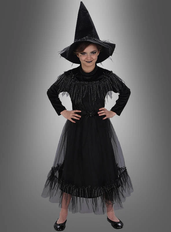 Deluxe Hexenkostüm Tabata Mit Spinnen 1 Deluxe Hexenkostüm Tabata Mit Spinnen