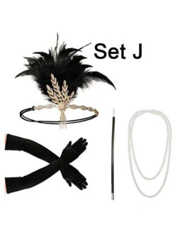 Charleston Kostümzubehör Set Gold -Cosplay-Laden 172 975 x pic3