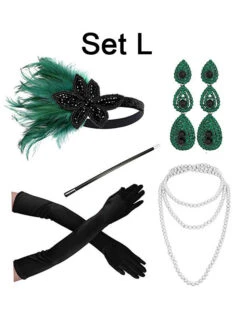 Charleston Kostümzubehör Set Gold -Cosplay-Laden 172 975 x pic5