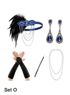 20er Jahre Zubehör Set 5-teilig Silber -Cosplay-Laden 172 979 x pic4