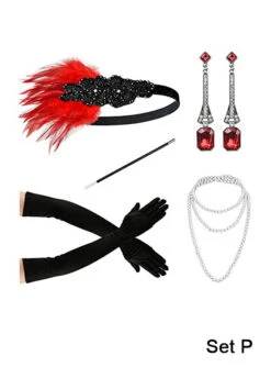 20er Jahre Zubehör Set 5-teilig Silber -Cosplay-Laden 172 979 x pic5