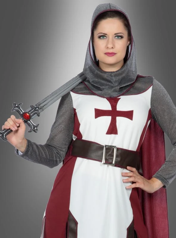 Kreuzritter Damenkostüm Jeanne 2 Kreuzritter Damenkostüm Jeanne – Bild 2