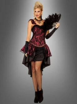 Burlesque Kleid Rot