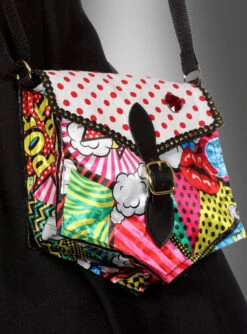 Comic Handtasche Pop Art