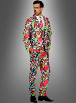 Pop Art Anzug Für Herren
