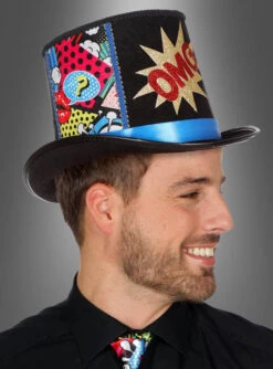 Comic Zylinder Pop Art