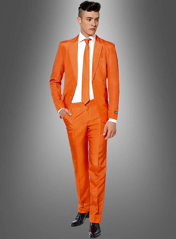 Herrenanzug Orange Suitmeister 1 Herrenanzug Orange Suitmeister
