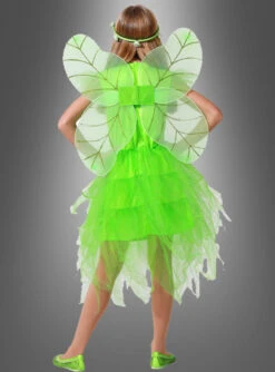 Grüne Fee Kinderkostüm Mit Flügel 5 Grüne Fee Kinderkostüm Mit Flügel -Cosplay-Laden 2 10732 pic3