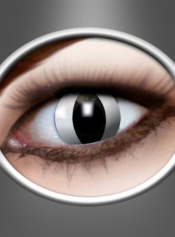 Monatslinsen Black Cat Katzenauge Weiß 1 Monatslinsen Black Cat Katzenauge Weiß