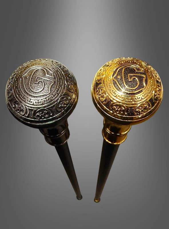 Eleganter Gehstock Mit Knauf Gold Oder Silber 2 Eleganter Gehstock Mit Knauf Gold Oder Silber – Bild 2