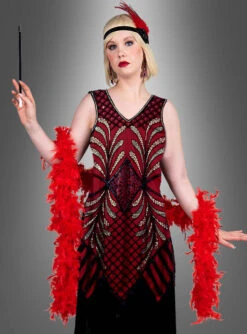 Exklusives 20er Flapper Kleid Vivian -Cosplay-Laden 20er jahre kostuem cocktailkleid mit fransen 58c1ecfc15 3