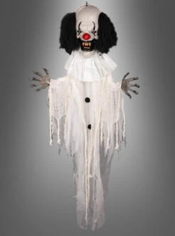 Sprechender Höllen Clown Mit LED 183cm