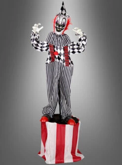 Animierter Clown Auf Podest Mit Bewegungsmelder 180cm