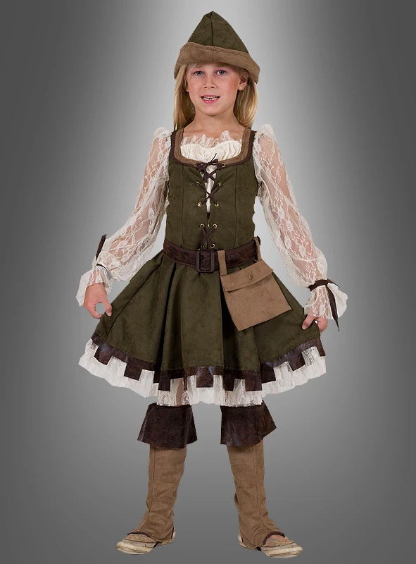 Robin Hood Kostüm Für Mädchen 1 Robin Hood Kostüm Für Mädchen