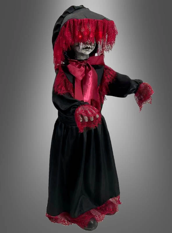 Halloween Puppe Gruselig Animiert 90cm 1 Halloween Puppe Gruselig Animiert 90cm