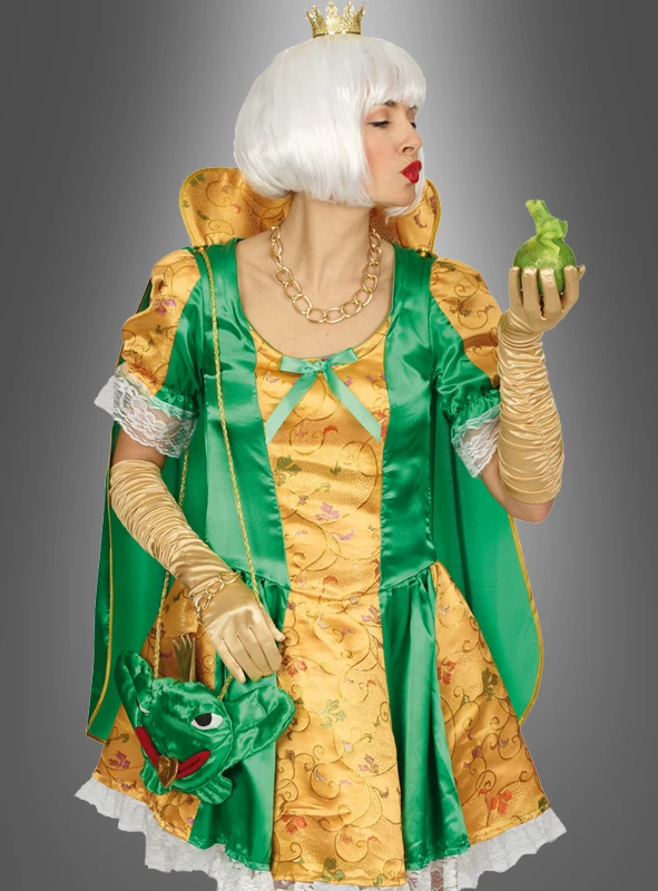 Froschkönigin Damenkostüm 2 Froschkönigin Damenkostüm – Bild 2