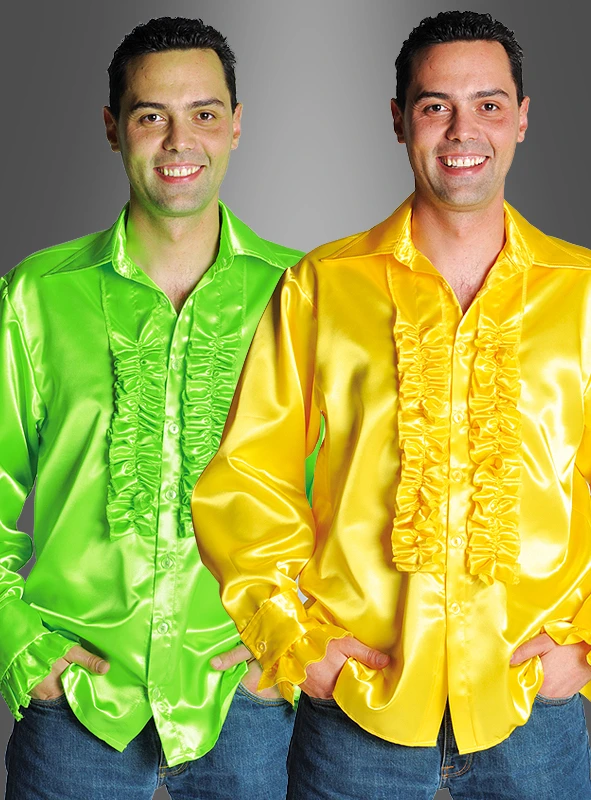 Deluxe Rüschenhemden 70er Waschbar 2 Deluxe Rüschenhemden 70er Waschbar – Bild 2