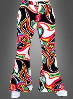 Herren Schlaghose Neon Psychodelic
