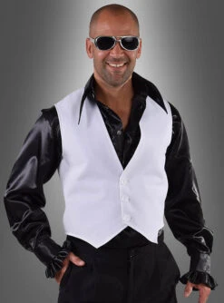 Weiße Weste Zum Disco Anzug