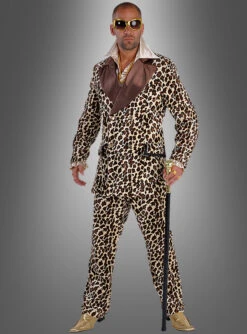 Pimp Outfit Leoprint Kostüm