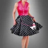 50er Punktekleid Mit Pudel