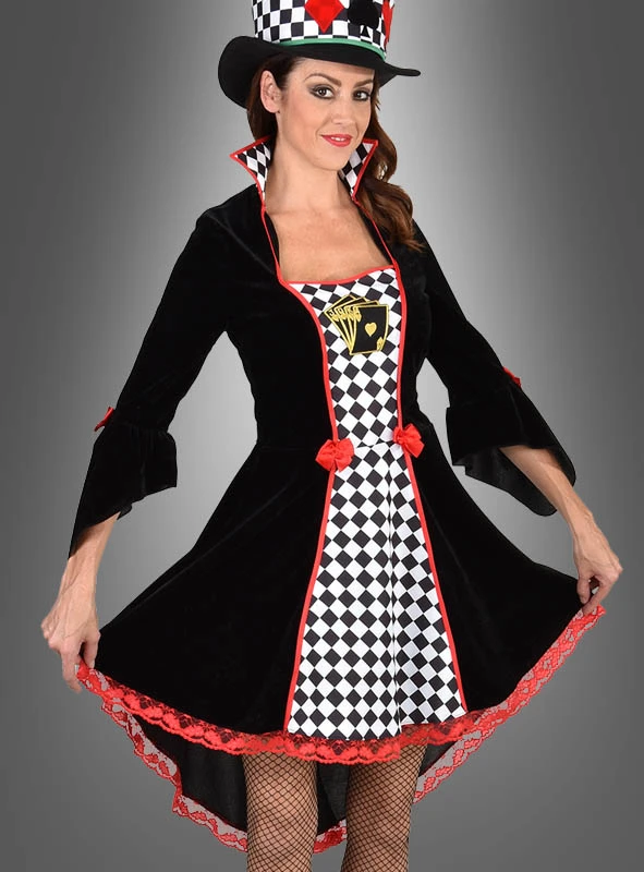 Deluxe Poker Face Samtkleid 1 Deluxe Poker Face Samtkleid