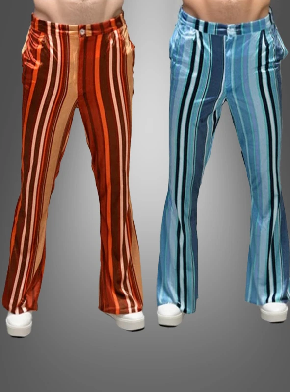 Gestreifte Schlaghose Herren 1 Gestreifte Schlaghose Herren