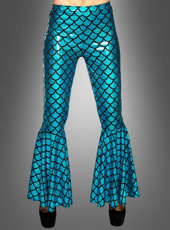 Leggings Mit Schuppenmuster Meerjungfrau 1 Leggings Mit Schuppenmuster Meerjungfrau