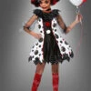 Clown Kleid Mädchen Kostüm Pippa