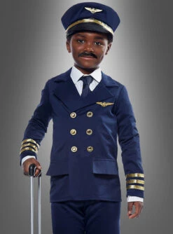 Flugzeugkapitän Kostüm Für Kinder -Cosplay-Laden 70 00603 pic3