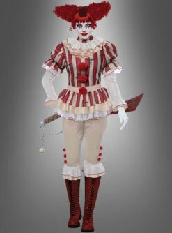 Böser Clown Damenkostüm