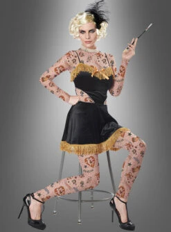 Erstaunliche Tattoo Dame Kostüm