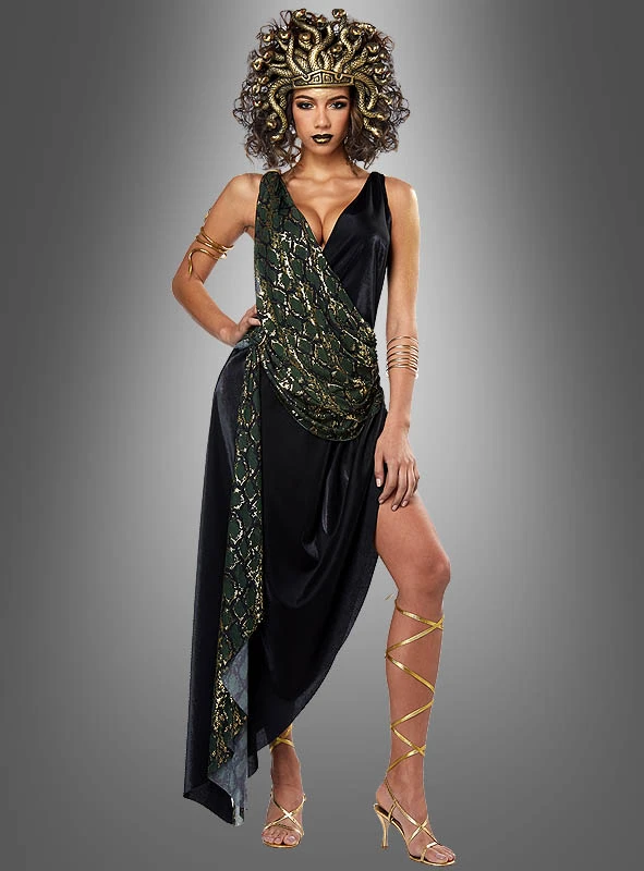 Medusa Schlangenkostüm Für Damen 1 Medusa Schlangenkostüm Für Damen