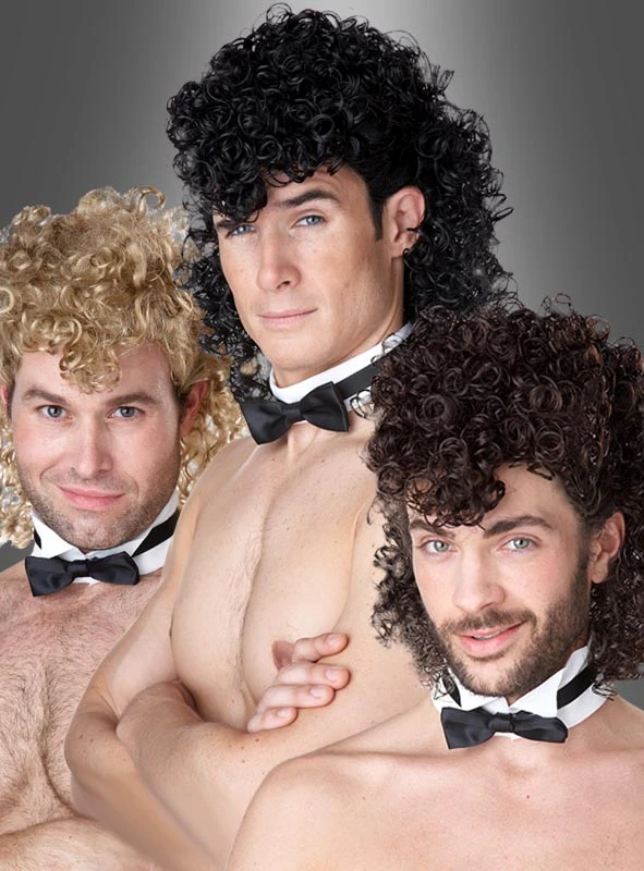 Dauerwelle Lockenperücke 80er Jahre 1 Dauerwelle Lockenperücke 80er Jahre